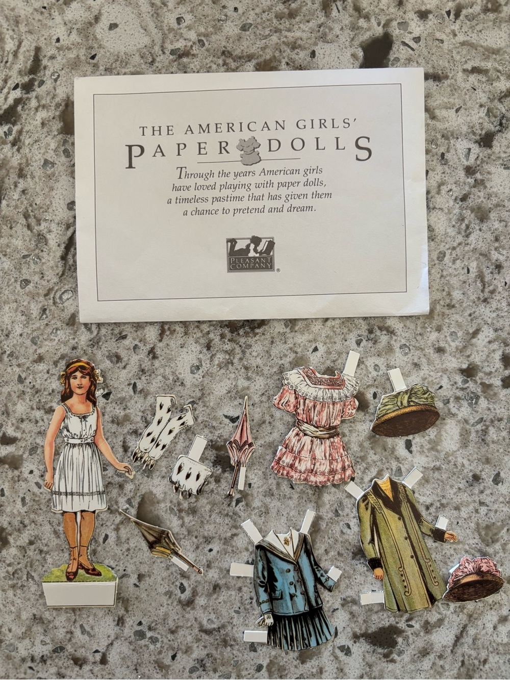 Pleasant company Samantha’s paper dolls